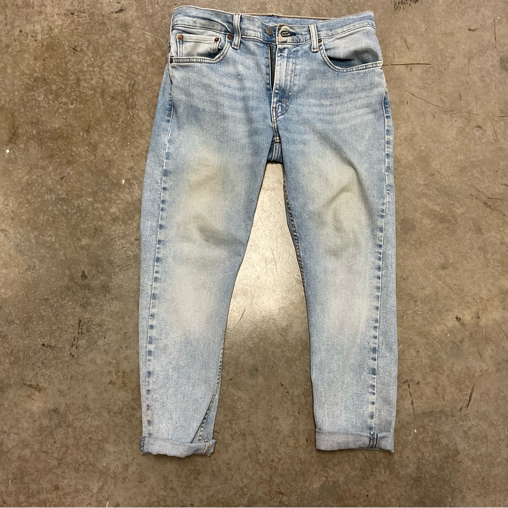 Levi’s Skinny Taper Light Blue Denim Jeans 32 waist